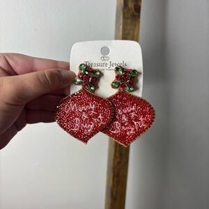 Treasure Jewels Merry and Bright Beaded Earrings